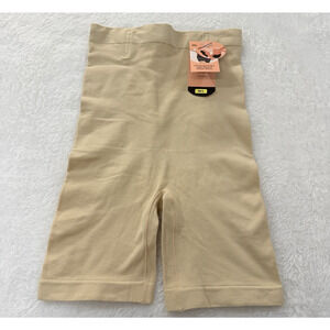 Shapermint Essential NEW All Day Everyday High Shaper Shorts Beige M/L #55021